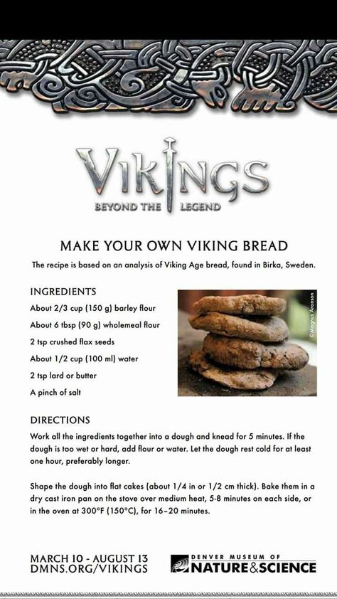 Viking Bread, Viking Recipes, Medieval Cooking, Viking Food, Nordic Recipe, Medieval Food, Medieval Recipes, Norwegian Recipes, Kitchen Witch Recipes