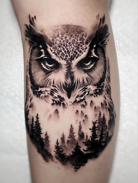 Winter Owl Tattoo, Ghost Owl Tattoo, Snowy Owl Tattoo Design, Black And White Owl Tattoo, Snow Owl Tattoo, Snowy Owl Tattoo, Witchy Owl Tattoo, Owl Artwork, Snow Owl