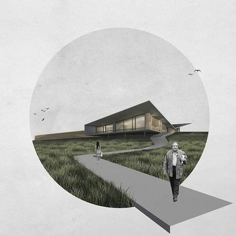 Montage Architecture, Photomontage Architecture, Nails Photo, Architecture Design Presentation, Architecture Drawing Presentation, Architecture Portfolio Layout, Architecture Design Process, Henning Larsen, Architecture Drawing Plan