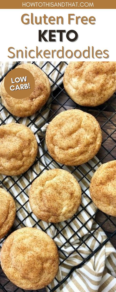 Gluten Free Keto Snickerdoodles with buttery, cinnamon and crunchy edges are just a few of the things you get with these amazing little snickerdoodle cookies! They are keto, low carb and gluten free approved. These are best when eaten in the first few days, but you can freeze any leftover cookies you have. Simply allow the cookies to fully cool, then place in a freezer bag or container and store in the freezer for up to three months. Thaw on the counter and enjoy. Keto Snickerdoodle Cookies, Leftover Cookies, Keto Snickerdoodles, Galletas Keto, Low Carb Cookies Recipes, Keto Cookie Recipes, Postre Keto, Snickerdoodle Cookies, Sugar Free Cookies