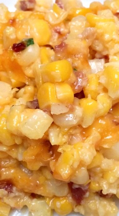 Corn Casserole With Cheese, Corn Cassarole, Casserole With Cheese, Corn Butter, Cheese Corn Casserole, South Your Mouth, Corn Dishes, Corn Pudding, Baked Corn