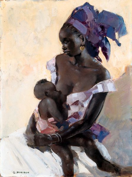 Art Black Love, Breastfeeding Art, Art Amour, Images D'art, Afrique Art, Afrikaanse Kunst, Black Art Painting, Afrocentric Art, Black Artwork