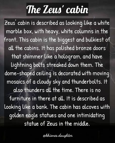 Zeus Daughter, Cabin One Zeus, Zeus Cabin Headcanons, Children Of Zeus Headcanons, Children Of Zeus, Children Of Zeus Aesthetic, Zeus Cabin, Cabin 1 Zeus Aesthetic, Daughter Of Zeus Aesthetic