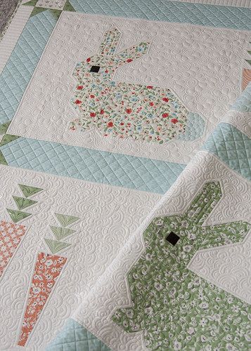 Bunny Quilt, Nancy Zieman, Spring Quilts, Butterfly Quilt, Flower Quilts, Blog Art, Miniature Quilts, Flower Quilt, Jellyroll Quilts