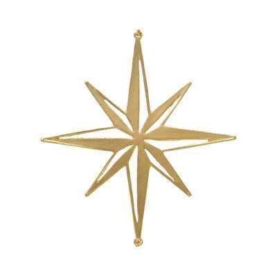 North Star Images, North Star Logo, North Star Christmas Tree Topper, North Star Tree Topper, Photo Studies, Pentagon Star Ornament, Gold Star Ornaments, Paw Print Ornament, Sparkle Ball