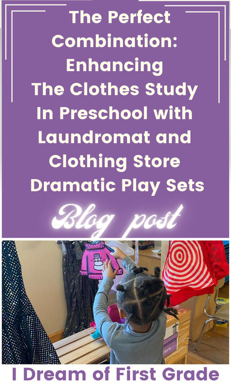 Are you looking for a fun and educational way to enhance the clothes study in your preschool classroom? Look no further than the perfect combination of a laundromat and clothing store dramatic play sets! This engaging and hands-on activity will not only spark children’s imagination but also teach them important life skills.... Clothing Store Dramatic Play Preschool, Dramatic Play Clothing Store, Clothing Study Dramatic Play, Clothes Creative Curriculum Study, Clothing Creative Curriculum, Store Dramatic Play, Clothes Study, Important Life Skills, Alphabet Centers