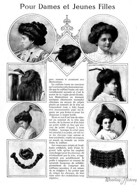 Sewing – Edwardian Hat & Jacket | Atelier Nostalgia Gibson Girl Hair, Historical Hairstyles, Edwardian Hairstyles, Istoria Artei, Victorian Hairstyles, Girl Hairstyle, Gibson Girl, Athletic Hairstyles, French Hair