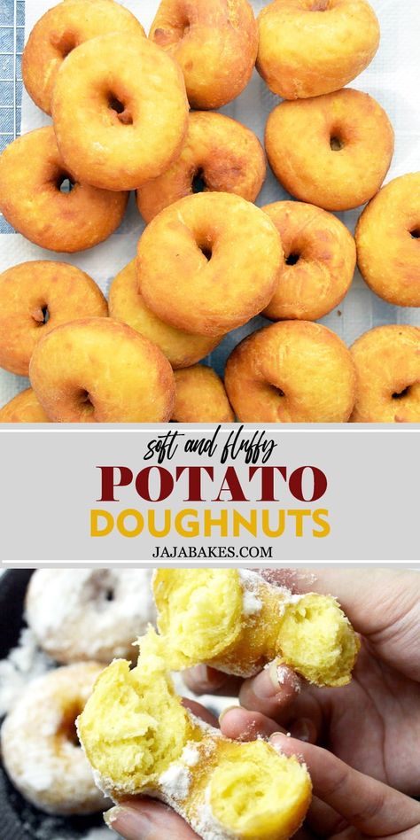 Potato Donuts Recipe, Copycat Crumbl Cookie, Cookies Recipes Chocolate, Crumbl Cookie Recipe, Bakes Recipe, Caramel Sticky Buns, Potato Donuts, Homemade Yeast, Doughnut Recipe Easy