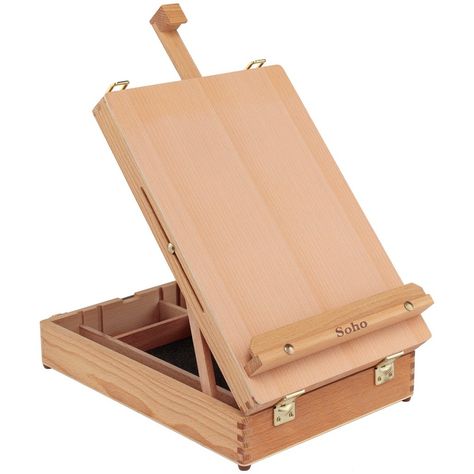 Easel With Drawer, Portable Easel, Sketch Box, Table Easel, Tabletop Easel, Art Supply Organization, Artist Easel, Media Table, Arts And Crafts Furniture