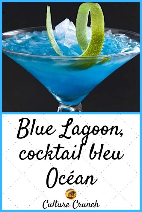 #culturecrunch #cuisine #cooking # kuchen # recette #recettes #rezepte #recipe #recipes #recetas #ricette #cocktails #bluelagoon #drinks #boissons Blue Lagoon Cocktail, New York Bar, Cakes Inspiration, White Lady, Tiffany And Co, Blue Lagoon, Martini Glass, Summer Drinks, Liqueur