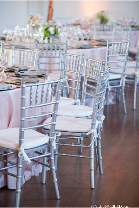 Silver Chairs Wedding Receptions, Silver Chivari Chairs Reception, Silver Chairs Wedding, Silver Chiavari Chairs Wedding, Wedding Chair Set Up, Jukebox Wedding, Chiavari Chairs Wedding, Silver Chiavari Chairs, Wedding Reception Chairs