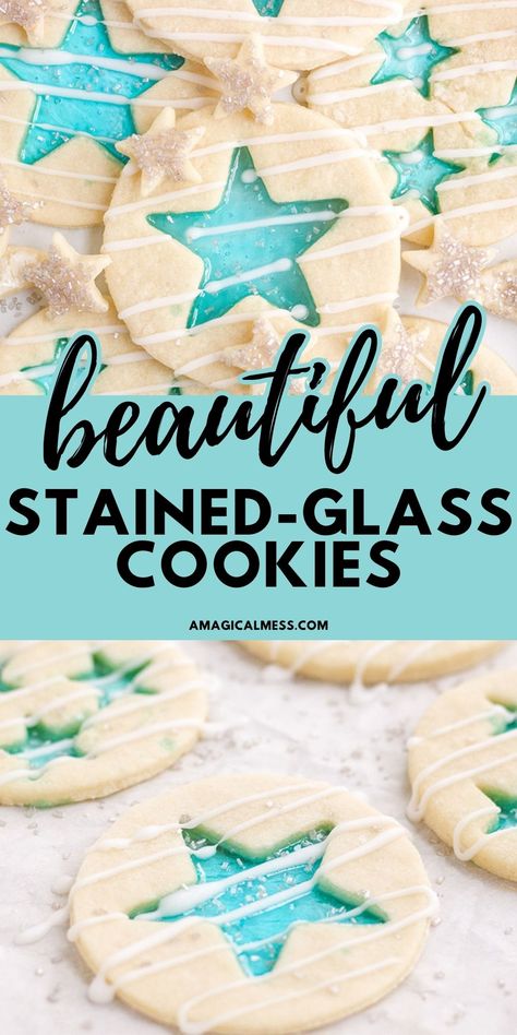 Jolly Rancher Cookies Christmas, Stained Glass Cookies Recipe, Window Pane Cookies, Stain Glass Cookies Christmas, Stained Glass Christmas Cookies, Jolly Rancher Cookies, Clear Sugar Glass Recipe, Stained Glass Cookie, Church Window Cookies