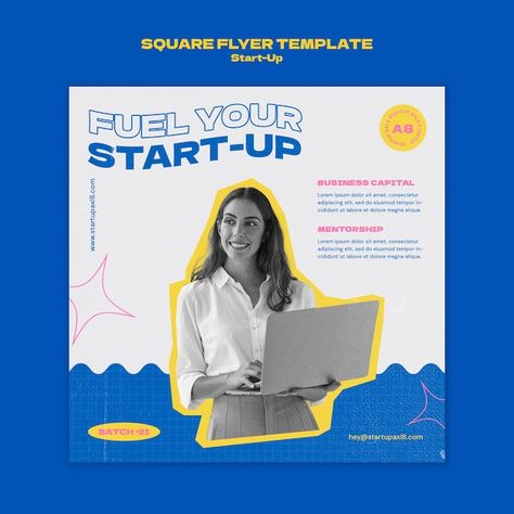 Free PSD | Startup insta social media post design template Marketing Flyer Design Templates, Insta Post Template, Event Social Media Post, Social Media Post Layout, Square Flyer Design, Social Media Content Design, Startup Poster, Coffee Instagram, Content Design