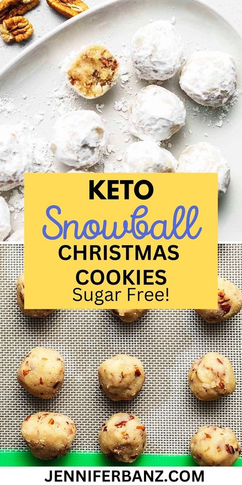 Keto Cookies Christmas, Keto Spritz Cookies Recipes, Easy Keto Christmas Cookies, Keto Snowball Cookies, Keto Wedding Cookies, Sugar Free Holiday Cookies, Zero Carb Cookies, Keto Christmas Desserts Easy, Keto Holiday Cookies