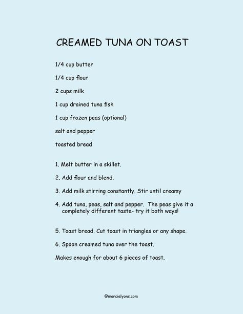 Tuna Gravy On Toast, Cream Of Tuna On Toast, Cream Tuna On Toast Recipe, Cream Tuna On Toast, Creamed Tuna And Peas On Toast, Creamed Tuna On Toast, Tuna On Toast, Creamed Tuna, Grouper Fish Recipes