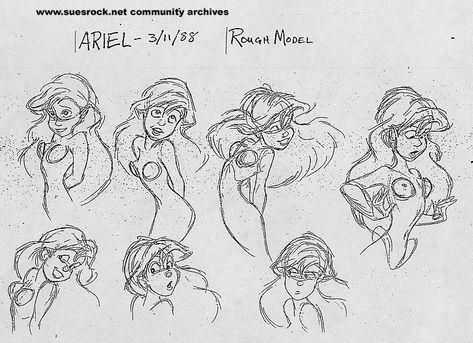 Mermaid Concept, Mermaid Character, Character Expressions, Little Mermaid Characters, Glen Keane, Disney Drawing, Body Study, Comic Face, Draw Cartoon