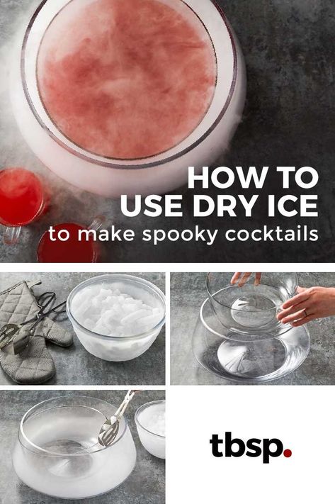 Halloween Drinks With Dry Ice, How To Use Dry Ice For Halloween, Halloween Drinks Dry Ice, How To Use Dry Ice, Dry Ice Punch Bowl, Dry Ice Halloween Drinks, Dry Ice Punch, Cocktails With Dry Ice, Dry Ice Cocktail