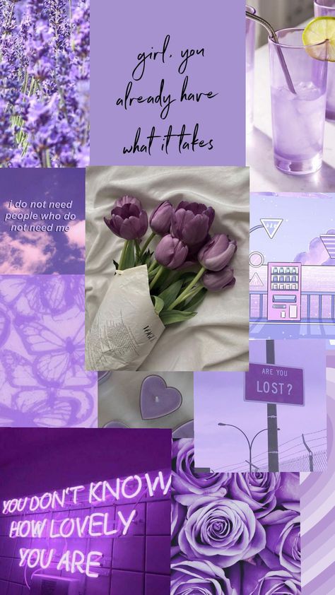 #purple #purpleaesthetic #aestehthic #wallpaper #wallpapercollage #qoutes #iphonewallpaper #lockscreen #collageart Friday Wallpaper, Purple Iphone Wallpaper, Purple Lockscreen, Women's Quotes, Purple Collage, Purple Aesthetic Wallpaper, Vision Board Collage, Purple Wallpapers, Purple Quotes