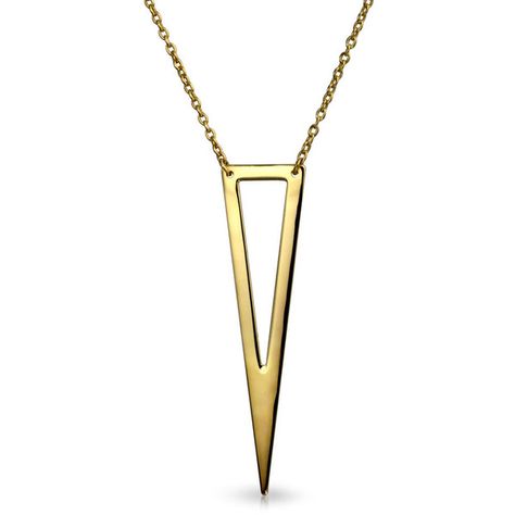 Bling Jewelry Triangle Style Chain ($26) ❤ liked on Polyvore featuring jewelry, necklaces, necklaces pendants, pendant-necklaces, yellow, pendants & necklaces, pendant chain necklace, chain jewelry, yellow jewelry and chain pendants Mens Engraved Necklace, Sterling Silver Layered Necklace, Inverted Pyramid, Pyramid Necklace, Yellow Pendant, Geometric Pendant Necklace, Layered Necklaces Silver, Triangle Necklace, Geometric Pendant