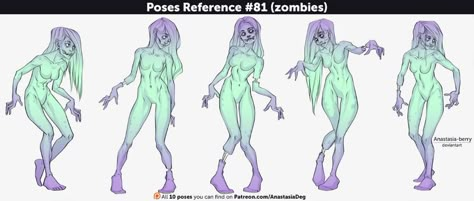 Zombie Pose, Zombie Drawings, Pose Reference Drawing, Arte Zombie, Cute Zombie, Zombie Art, Mermaid Drawings, Chandler Riggs, Character Model