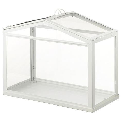 SOCKER Greenhouse - white indoor/outdoor - IKEA Socker Greenhouse, Ikea Socker, Bamboo In Pots, Self Watering Plants, Indoor Greenhouse, Hanging Plant Holder, Mini Greenhouse, Diy Greenhouse, Good Environment