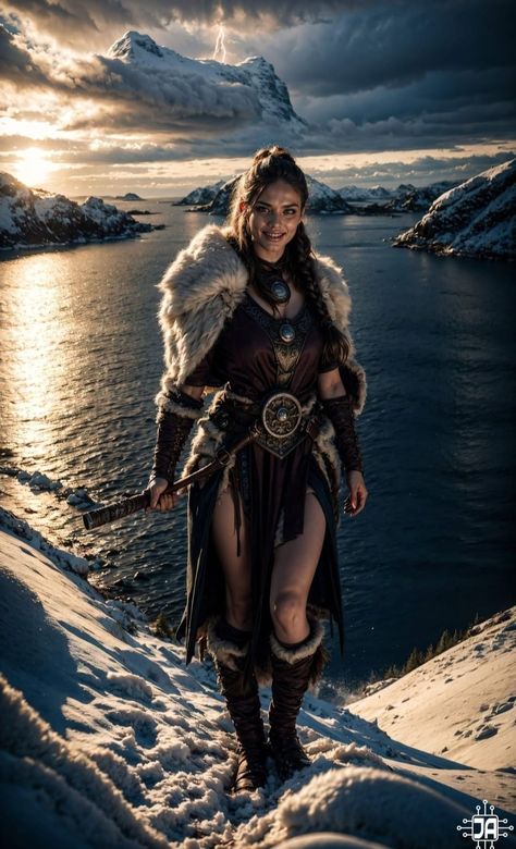 Womens Viking Cosplay, Viking Woman Aesthetic, Valkyrie Outfit, Viking Woman Costume, Nordic Witch, Ren Faire Wedding, Valkyrie Costume, Viking Outfit, Norse Clothing