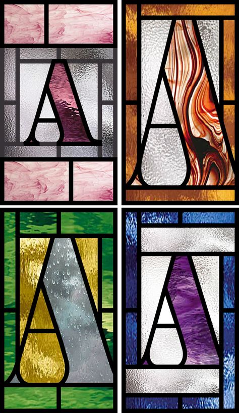 custom alphabet patterns stained glass, any language, tall format, stained glass, copper foil, letters, Stained Glass Letters Alphabet Patterns, Stained Glass Alphabet, Stained Glass Letters, Alphabet Patterns, Stained Glass Pattern, Custom Stained Glass, Easy A, Branding Ideas, Glass Pattern