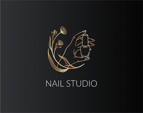 nail graphicdesigninsta #designerstyle Logo Design Nails, Nail Logos Ideas, Nail Studio Logo, Nail Salon Logo, Nails Logo, Logo Nail, Make Your Own Logo, Salon Logo Design, Home Nail Salon