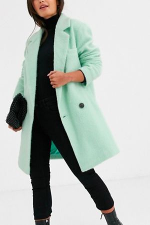 Green Coat Outfit, Mint Green Outfits, Blazer Styling, Green Jacket Outfit, Mint Green Scarf, Mint Blazer, Mint Green Jacket, Mint Jacket, Mint Outfit