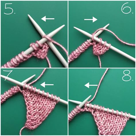 Entrelac Knitting, Knitting Instructions, Purl Stitch, Knit Stitch, Knitting Tutorial, Knitting Techniques, Knitting Stitches, Knitting For Beginners, Knitting Needles