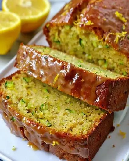 Lemon Zucchini Heaven Bread Recipe - Moist and Zesty Optimal Recipes, Lemon Zucchini Bread, Lemon Zucchini, Homemade Breads, Lemon Bread, Zucchini Bread Recipes, Pound Cakes, Bread Ingredients, Quick Bread Recipes