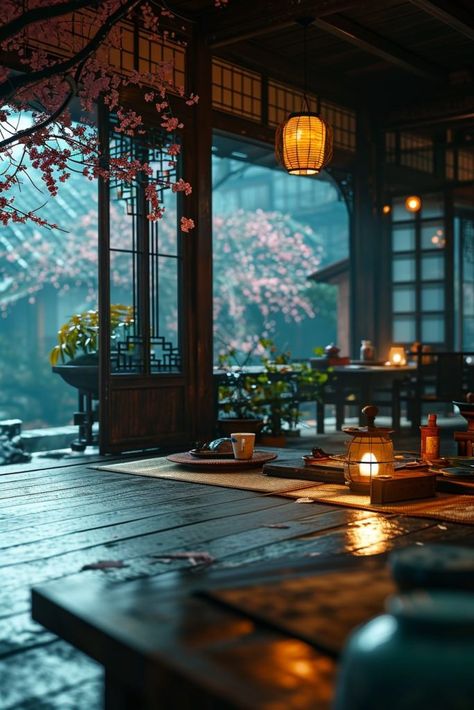 Xianxia Aesthetic, Chinese House Interior, Japanese House Interior, Japanese Mansion, Traditional Chinese House, Chinese Interior Design, Machiya House, China House, Asian House