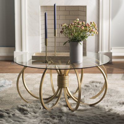 Glass Table Living Room, Tall Coffee Table, Stylish Living Room Furniture, Center Table Living Room, Marble Round Coffee Table, Coffee Room, Contemporary Console Table, Luxury Furniture Living Room, Gold Coffee Table