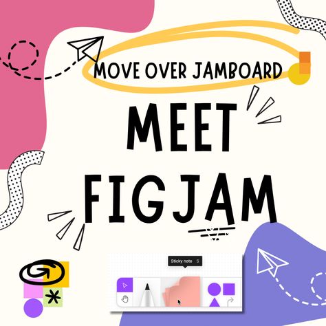 Move Over Jamboard - Meet FigJam Digital Whiteboard, Collaborative Classroom, Modern Classroom, Free Lesson Plans, Collaboration Space, New Uses, Whiteboard, Sticky Notes, Writing Prompts