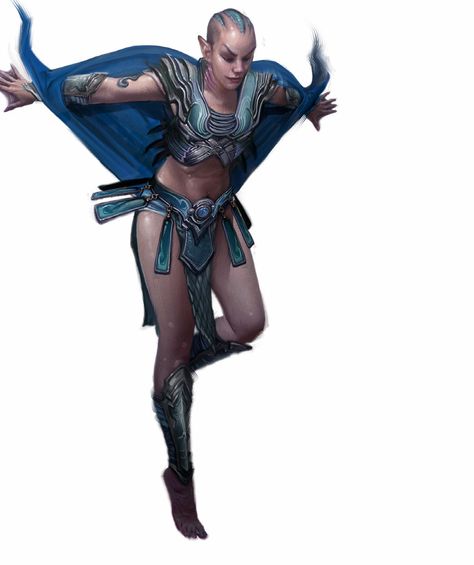 Azarketi - Absalom - Pathfinder 2e Ranger Rpg, Dungeons And Dragons Characters, Warrior Girl, Warrior Princess, Fantasy Warrior, Fantasy Inspiration, Female Character Design, Dnd Characters, Fantasy Artwork