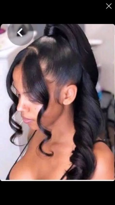 Bridesmaid Hairstyles Black Women Ponytail, Prom Hairstyles Ponytail, Bridesmaid Hairstyles Black Women, Black Ponytail, Weave Ponytail Hairstyles, High Ponytail Hairstyles, Sleek Ponytail Hairstyles, Weave Ponytail, Black Ponytail Hairstyles