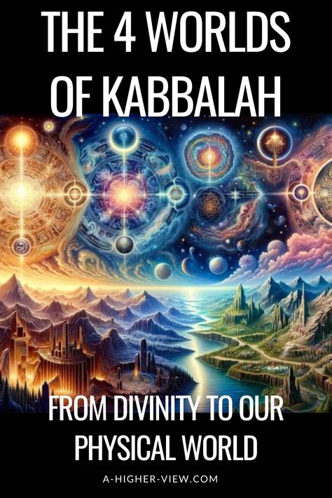 The 4 Worlds of Kabbalah are a structured map of creation, from pure divinity to the tangible reality we inhabit. Each world or realm represents a distinct phase in the divine emanation, illustrating how infinite light is filtered and condensed into the physical forms and spiritual energies that compose our universe. Understanding these realms offers us a blueprint for aligning one’s inner life with the vast, dynamic structure of the divine. #kabbalah #mysticism #treeoflife Jewish Mysticism, Reality Creation, Esoteric Knowledge, Spiritual Stories, Animal Tarot, Tarot Cards For Beginners, Metaphysical Spirituality, Astrology Books, Archangel Gabriel