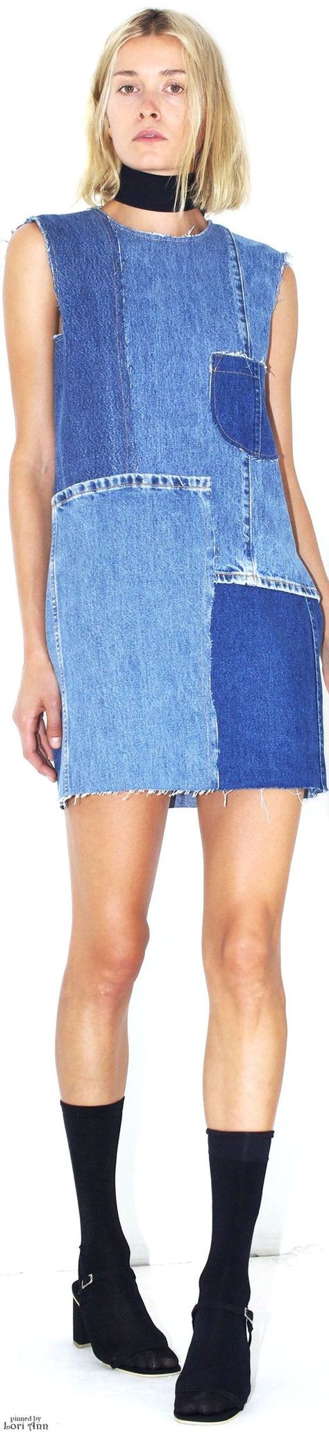 Jeans Patchwork, uma super tendência   Transforme sua calça jeans antiga em peças super descoladas, veja passo a passo Jean Diy, Denim Inspiration, New York Spring, Denim Ideas, Jean Dress, Denim Diy, Patchwork Jeans, Recycled Fashion, Upcycled Fashion