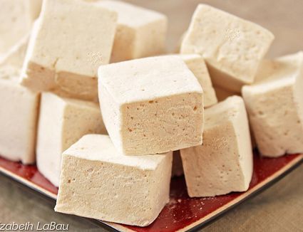 Torrone (Italian Nougat) Recipe Honey Marshmallows, Torrone Recipe, Nougat Recipe, Marshmallow Candy, How To Make Marshmallows, Ceramic Baking Dish, Recipes With Marshmallows, Homemade Marshmallows, Cooking 101