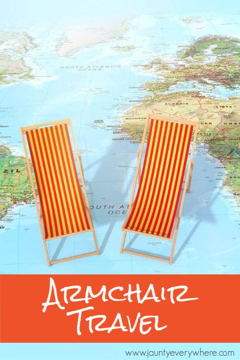 10 Ways armchair travel will enrich your like and 11 ideas armchair travelers can use to enjoy the world. Armchair Travel, Things To Do At Home, Travel Writing, Leisure Time, Travel Videos, Great Barrier Reef, Travel Scrapbook, Hearts Desire, Arm Chair