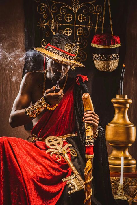 Papa Legba – Photo: Verdy Verna African Traditional Religions, Orishas Yoruba, Papa Legba, Black God, African Spirituality, Love Spell Caster, Witch Doctor, Warrior Spirit, African Culture