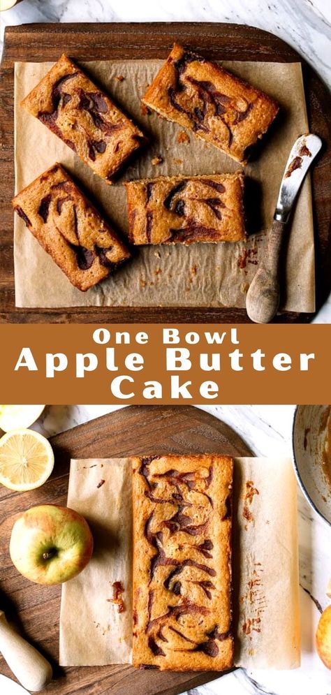 Apple Butter Cake, Cake For Two Recipe, Desserts Apple, Recipe Using Apples, Cake For Two, Apple Butter Recipe, Small Batch Baking, Butter Cake Recipe, Baking Desserts