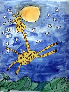 Gerald The Giraffe, Giraffes Cant Dance, 2 Animals, Giraffe Drawing, First Grade Art, Giraffe Pictures, Music Study, Dance Project, Classroom Art