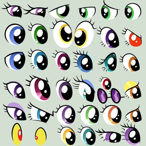 Mlp Eyes, Artist Loft, My Little Pony Party, Cartoon Eyes, Pony Birthday, Pola Amigurumi, Pony Party, My Little Pony Drawing, My Little Pony Characters