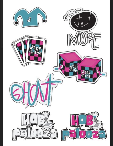 Bts Stickers Printable, Jack In The Box Jhope, Sticker Bts, Bts Tattoos, Pop Stickers, Sticker Template, Bullet Journal Art, Jack In The Box, Bullet Journal Inspo