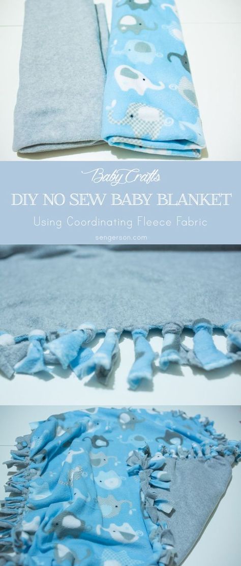 No Sew Fleece Blanket Baby and New Mom Gift - Motherhood - Real Mom Tips for Balancing Family and a Career No Sew Baby Blanket, Sew Baby Blanket, No Sew Baby, How To Sew Baby Blanket, Diy Boy Gifts, No Sew Fleece, Baby Blanket Tutorial, No Sew Fleece Blanket, Diy Baby Blanket