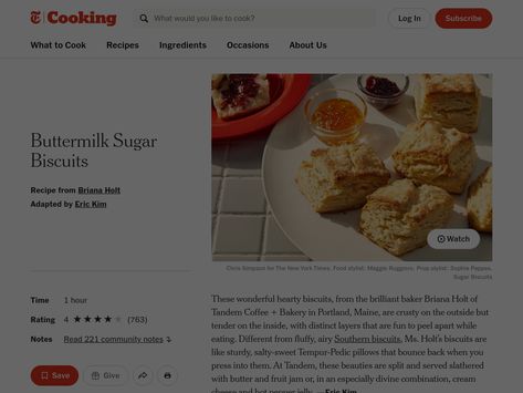 Buttermilk Sugar Biscuits Recipe - NYT Cooking Buttermilk Sugar Biscuits New York Times, Nyt Buttermilk Sugar Biscuits, Nyt Biscuit Recipe, Buttermilk Sugar Biscuits Nyt, Sugar Biscuits Recipe, Sugar Biscuits, Biscuits Recipe, Nyt Cooking, Biscuit Recipe