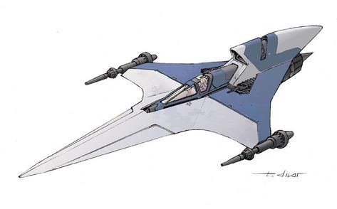 Star Wars Fighter by warp-zero on DeviantArt Mandalorian Ships, Star Wars Starfighter, Star Wars Ships Design, Space Fighter, Dug Out, Star Wars Spaceships, Space Ship Concept Art, Starship Concept, Star Wars Vehicles