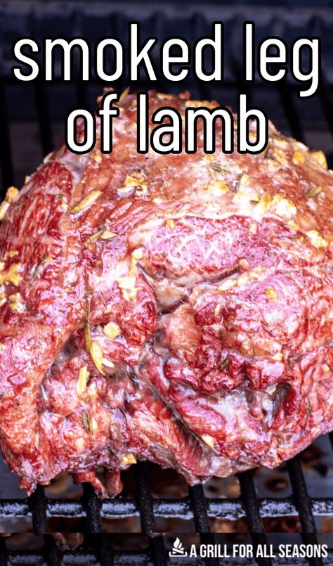 Smoked Lamb Leg Recipes, Leg Of Lamb Smoker Recipes, Smoked Boneless Leg Of Lamb, Smoked Lamb Roast, Smoked Leg Of Lamb Recipes, Smoked Lamb Leg, Boneless Lamb Leg Recipe, Leg Of Lamb Marinade, Smoked Leg Of Lamb