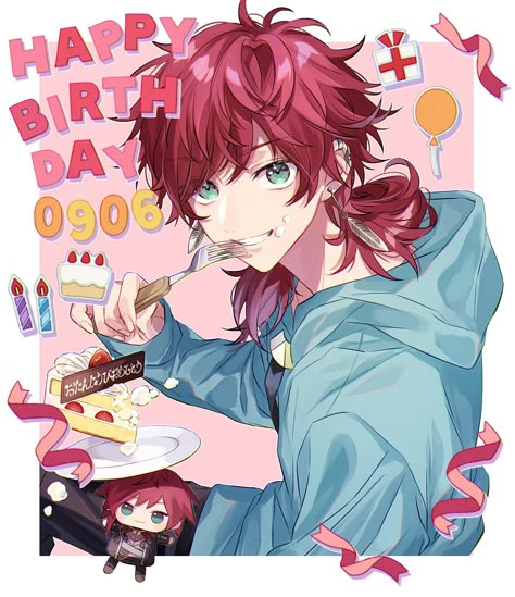 Anime Happy Birthday, Lauren Iroas, Happy Birthday Drawings, Happy Birthday My Friend, Cake Drawing, Birthday Illustration, 캐릭터 드로잉, Art Birthday, Beautiful Drawings